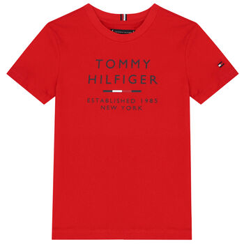Boys Red Logo T-Shirt