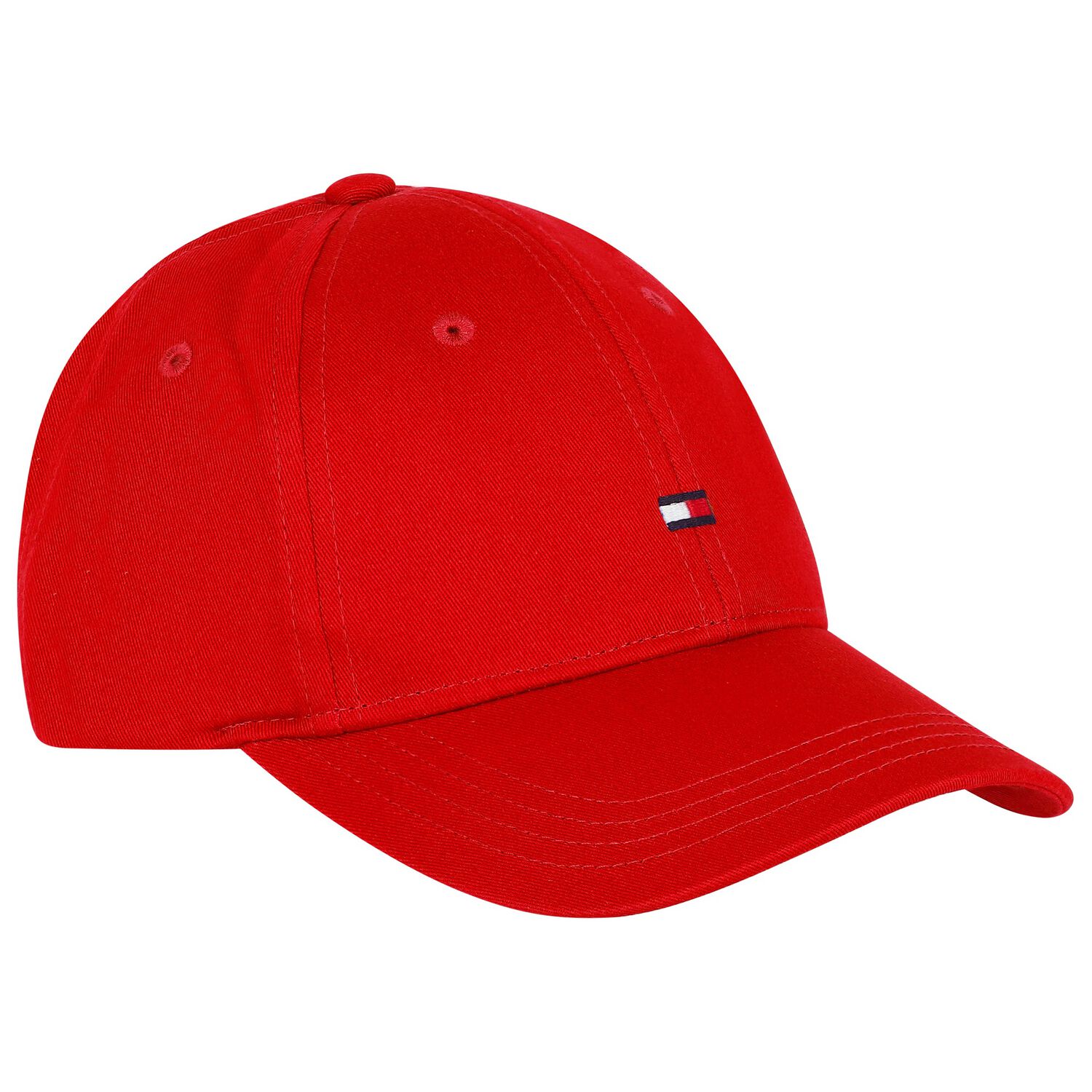 Boys Red Logo Cap, 4, hi-res
