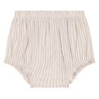Baby Girls White & Beige Dress Set, 2, hi-res