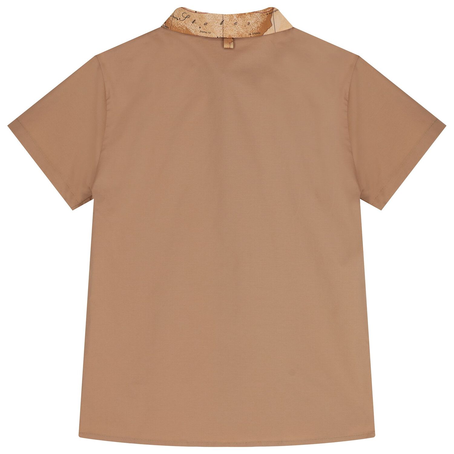 طقم شورتات للأولاد بيج اللون بشعار خريطة جغرافية, 1, hi-res