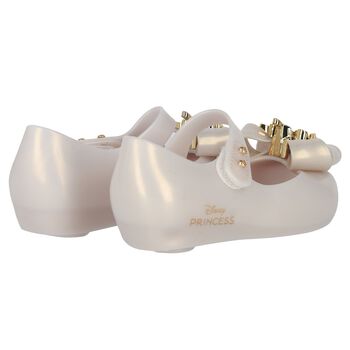 Younger Girls Beige Disney Princess Shoes