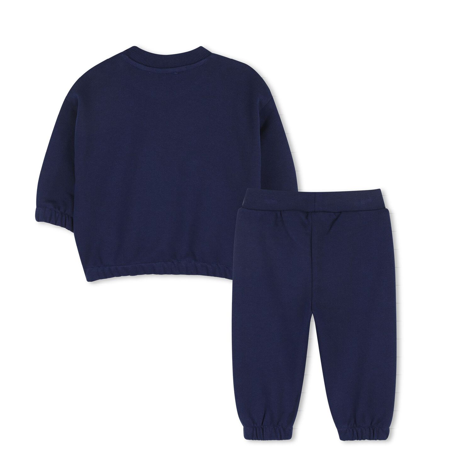 Younger Boys Navy Blue Tiger Logo Tracksuit, 1, hi-res