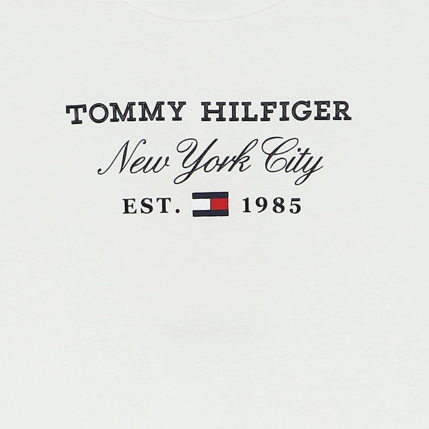 Girls White Logo Long Sleeve Top, 1, hi-res