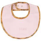 طقم هدايا ملابس أطفال بناتي بطبعة خريطة جغرافية باللونين الوردي والبيج, 2, hi-res