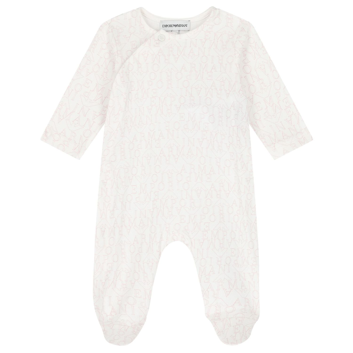 طقم أفرول  بنات باللون  الأبيض والوردي , 1, hi-res image number null