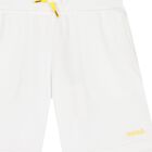 شورت بالشعار باللون الابيض للأولاد, 1, hi-res