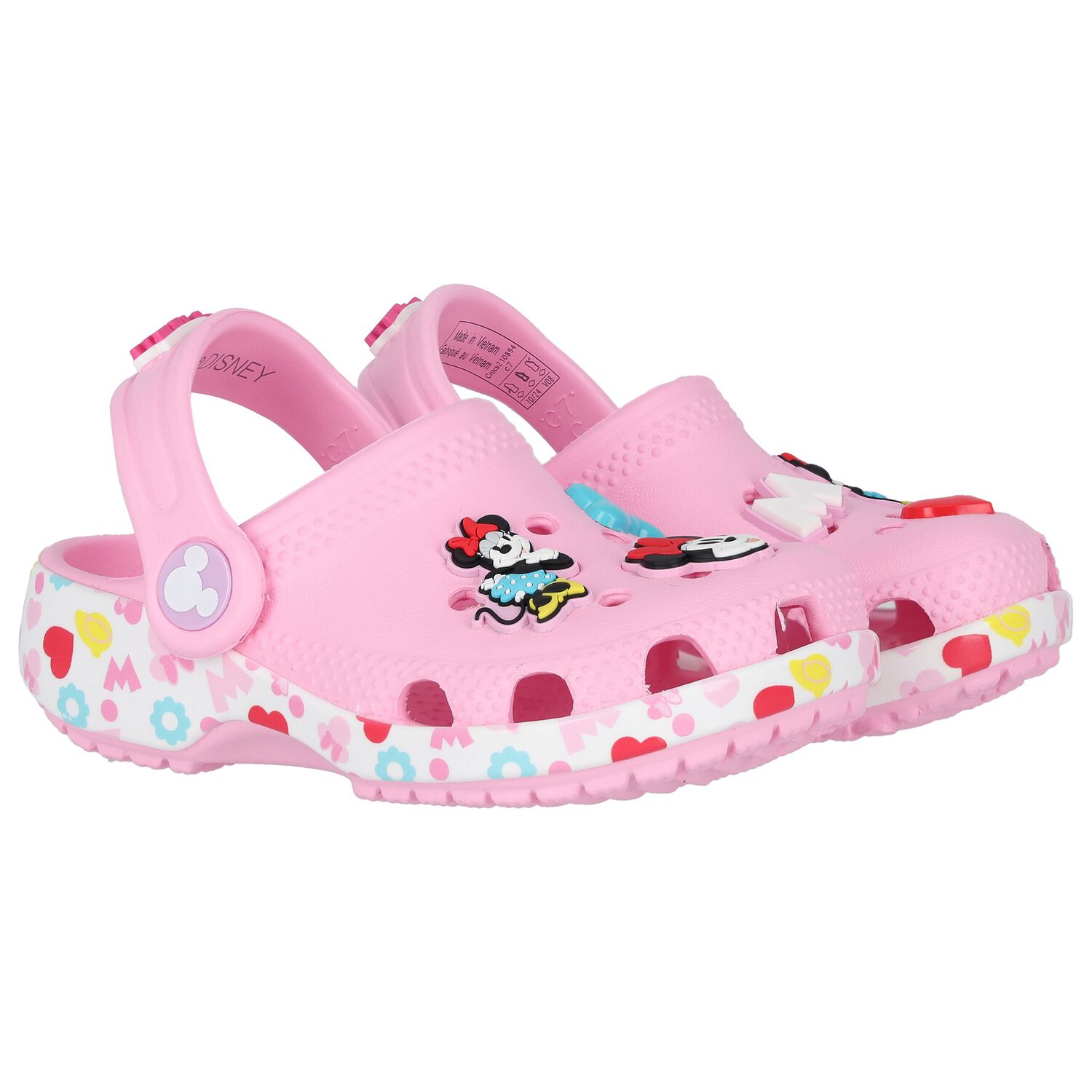 Girls Minnie Mouse Classic Clogs Sandals, 1, hi-res image number null