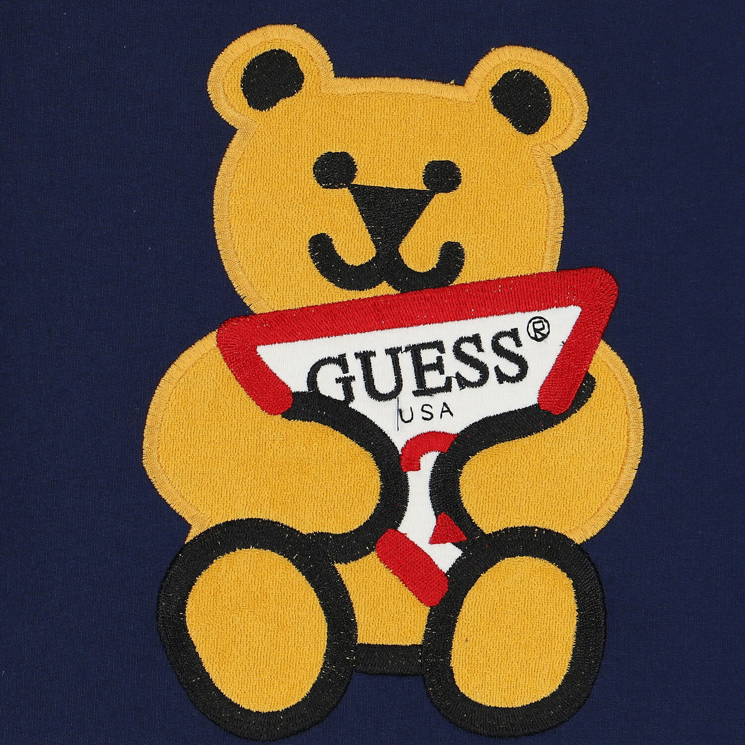 سويت شيرت بشعار تيدي باللون الكحلي للأولاد , 1, hi-res