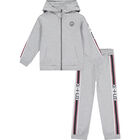 Boys Grey Logo Tracksuit, 1, hi-res