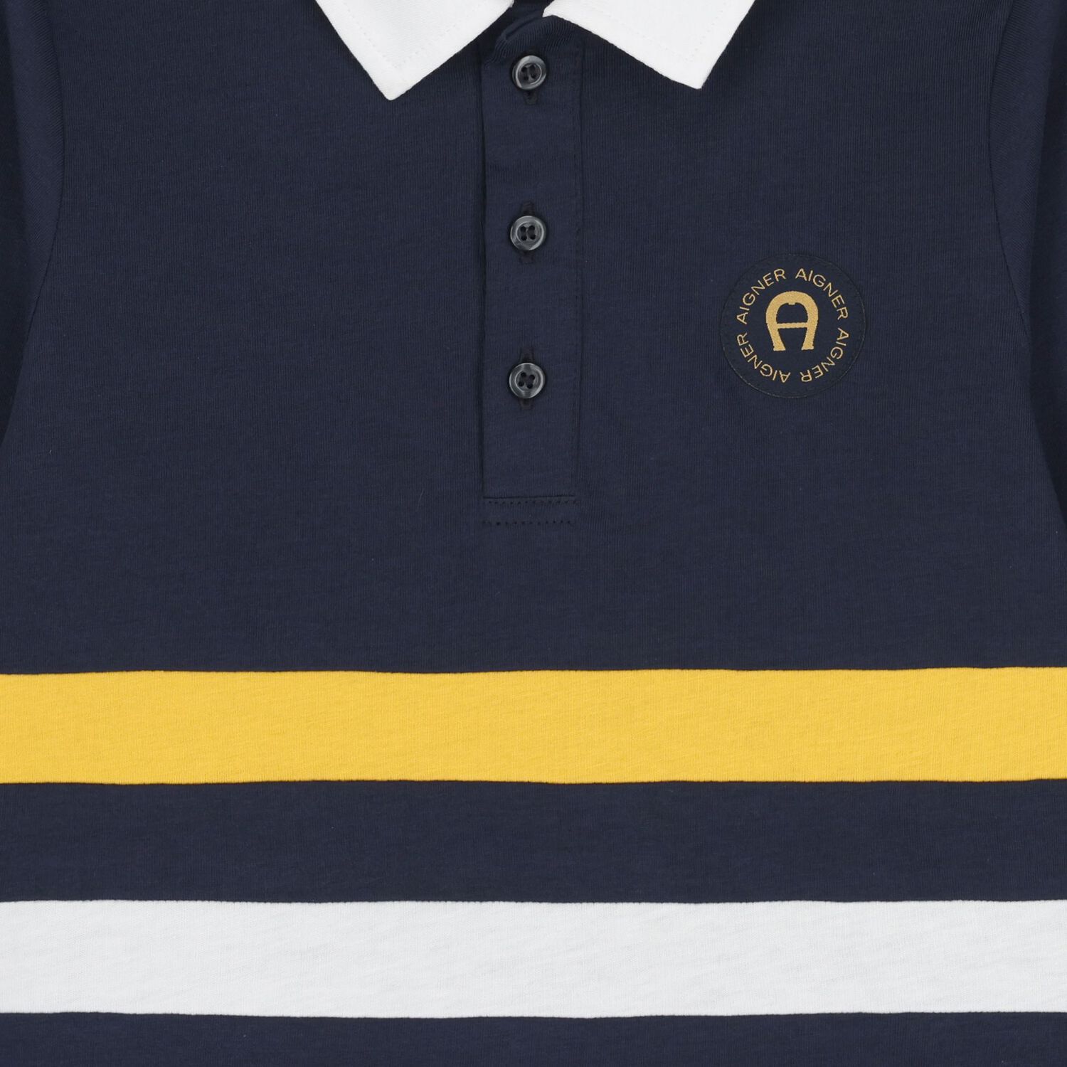 Boys Navy Blue Logo Polo Shirt, 1, hi-res