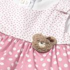 Baby Girls Pink & White Dress, 1, hi-res