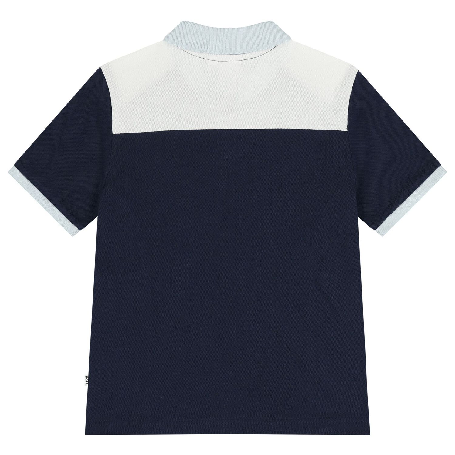 Boys Navy Blue Logo Polo Shirt, 2, hi-res image number null
