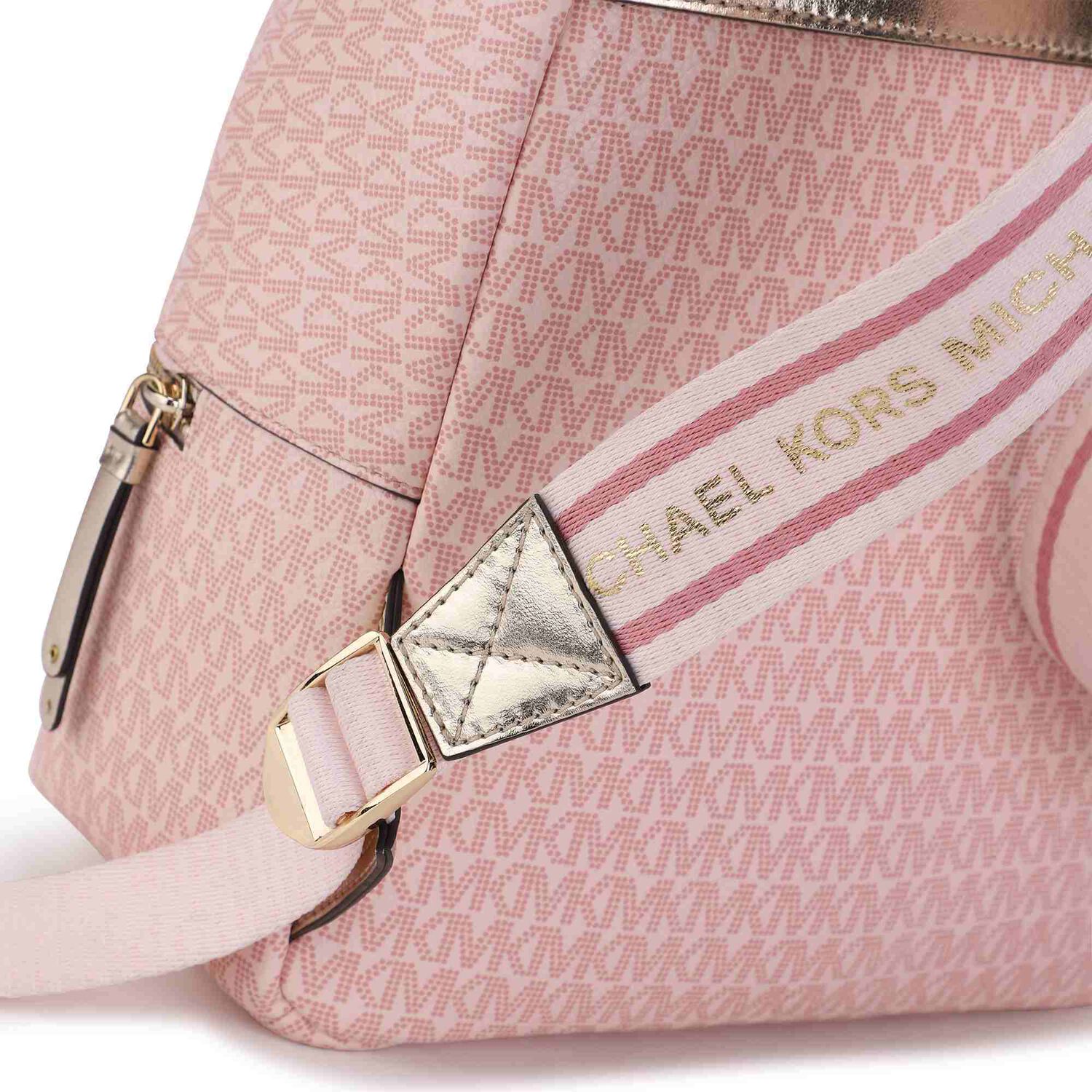 Girls Pink Logo Backpack, 2, hi-res