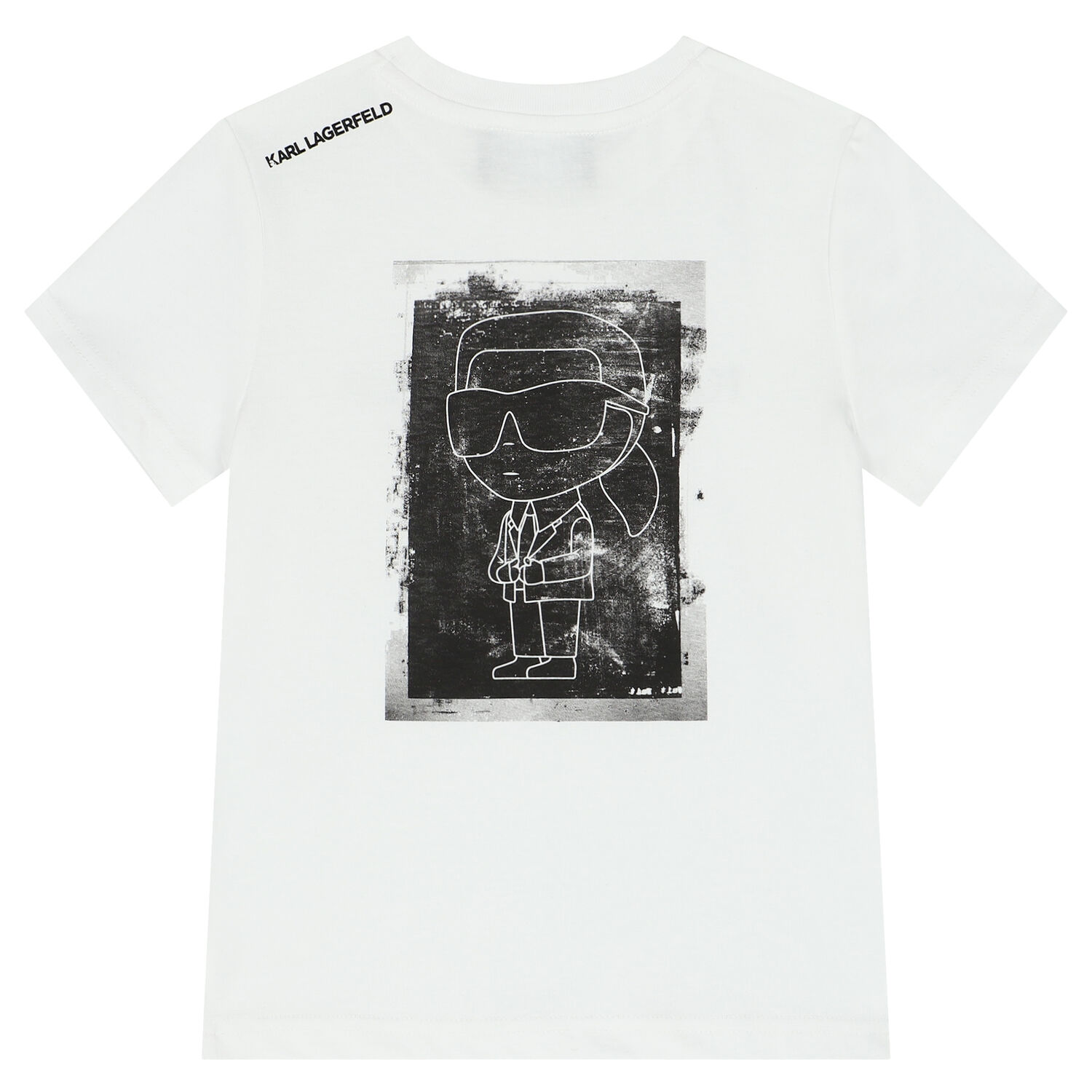 Boys White Logo T-Shirt, 1, hi-res