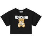 طقم تنورة بشعار تيدي باللون الأسود, 4, hi-res