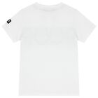 Boys White Logo T-Shirt, 1, hi-res