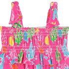 بدلة لعب للبنات الصغار باللون الوردي المرجاني, 1, hi-res