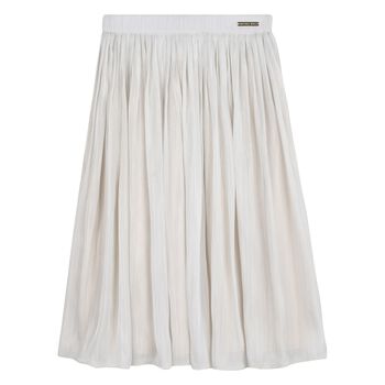 Girls Ivory Logo Skirt