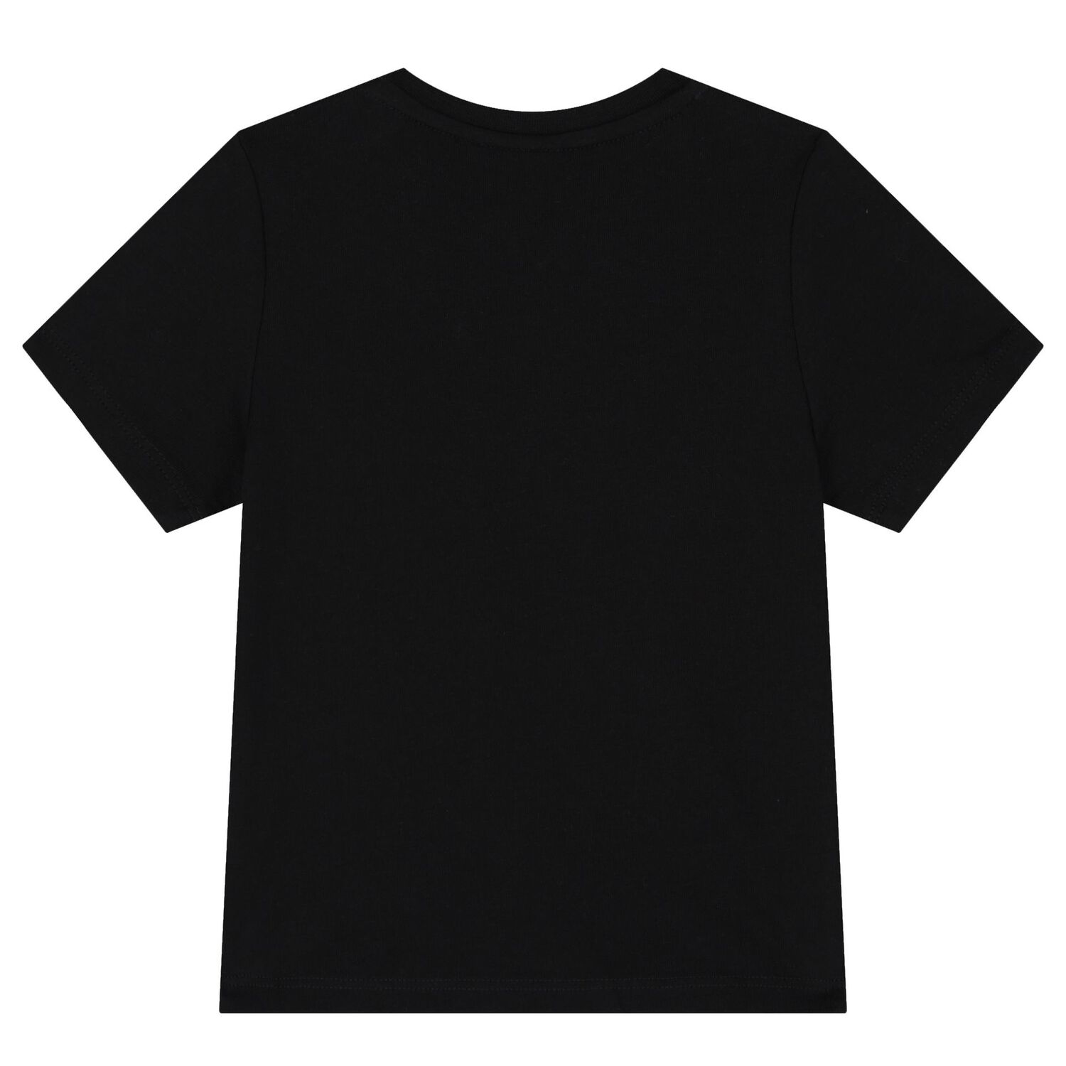 Younger Boys Black Logo T-Shirt, 1, hi-res