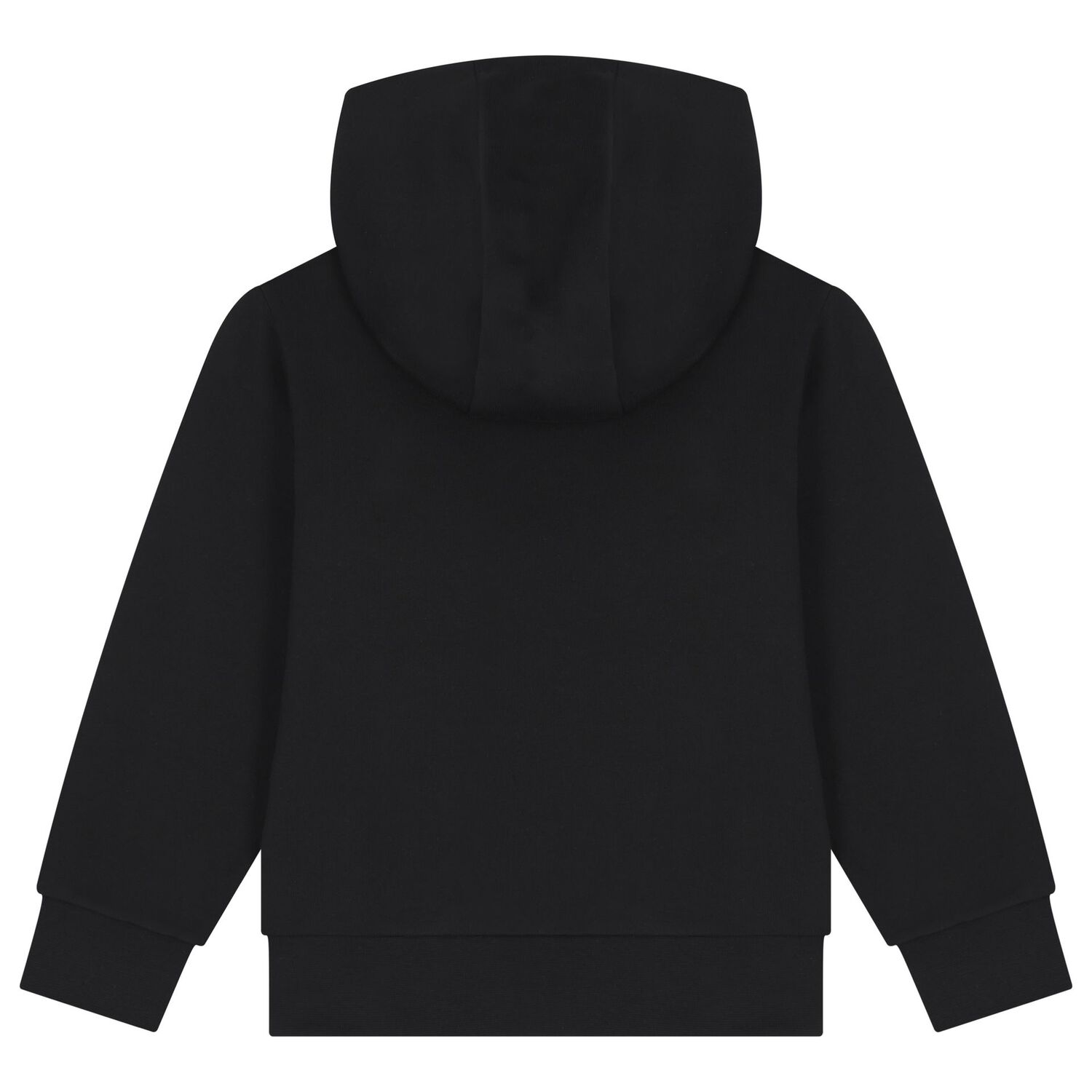 Boys Black Logo Hooded Top, 1, hi-res image number null