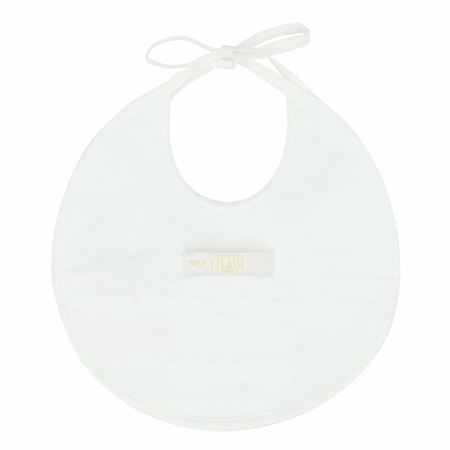 Baby Girls White & Pink Geo Map Bib, 1, hi-res image number null