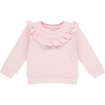 Baby Girls Pink Logo Tracksuit