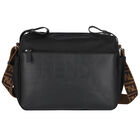 Black Logo Baby Changing Bag, 1, hi-res