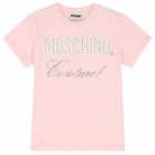 Pink Logo Embellished T-Shirt, 2, hi-res