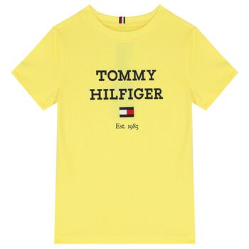 Boys Yellow  Logo T-Shirt