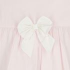 Girls Pink Bow Dress & Headband Set, 1, hi-res