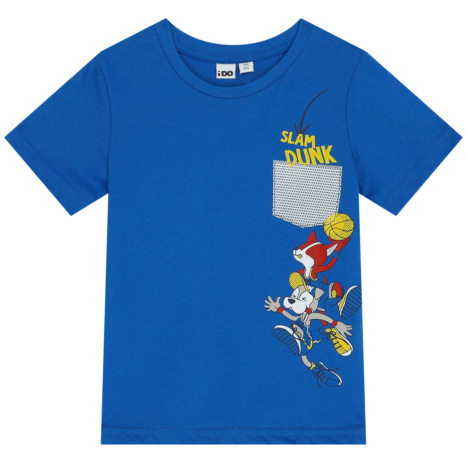 Boys Blue & Navy Blue Dogs Shorts Set, 3, hi-res image number null