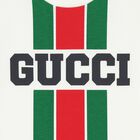 Younger Ivory Logo Web Striped T-Shirt, 1, hi-res