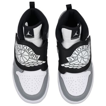 Grey, Black & White Sky Jordan 1 Trainers