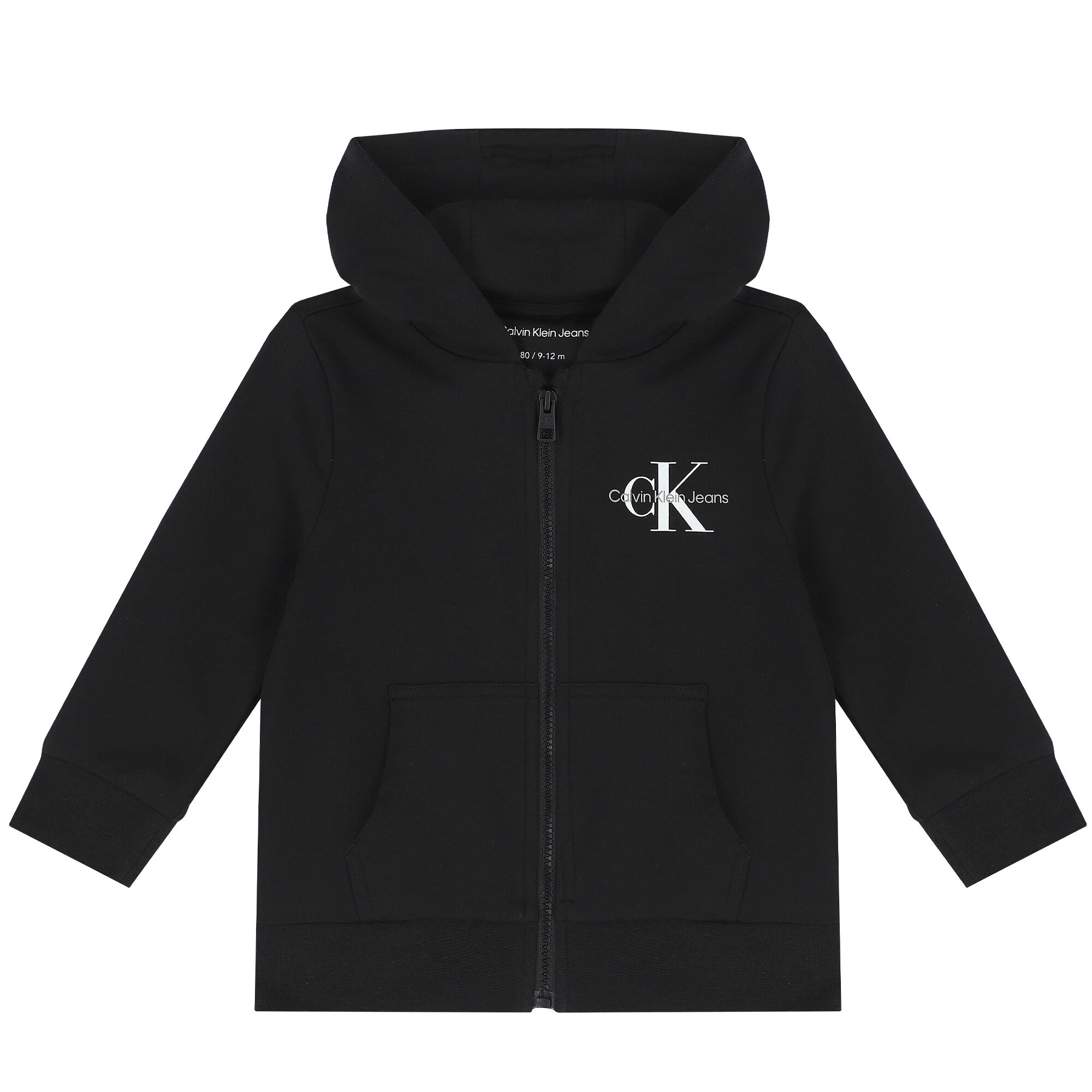 Calvin klein black zip online hoodie