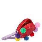 حقيبة بنات بالشعار  باللون الأحمر , 1, hi-res