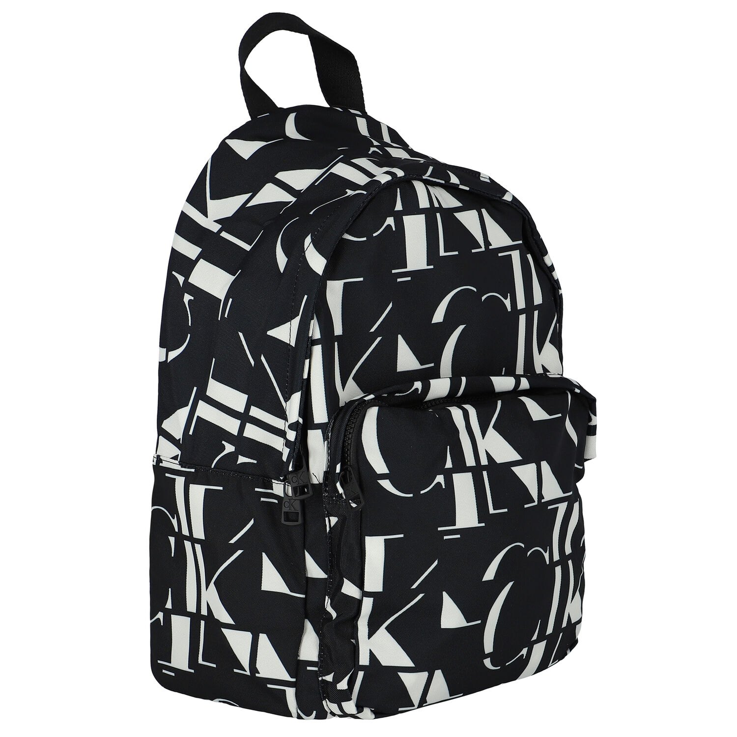 Black Logo Backpack, 1, hi-res