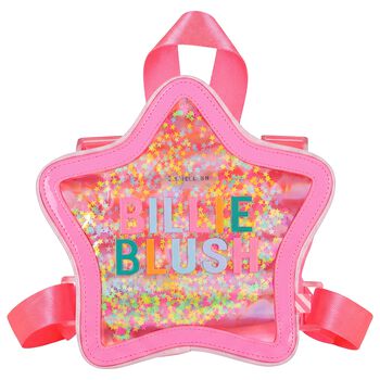 Girls Pink Star Backpack