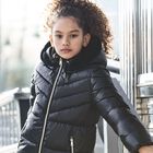  معطف مبطن للبنات باللون الأسود, 1, hi-res