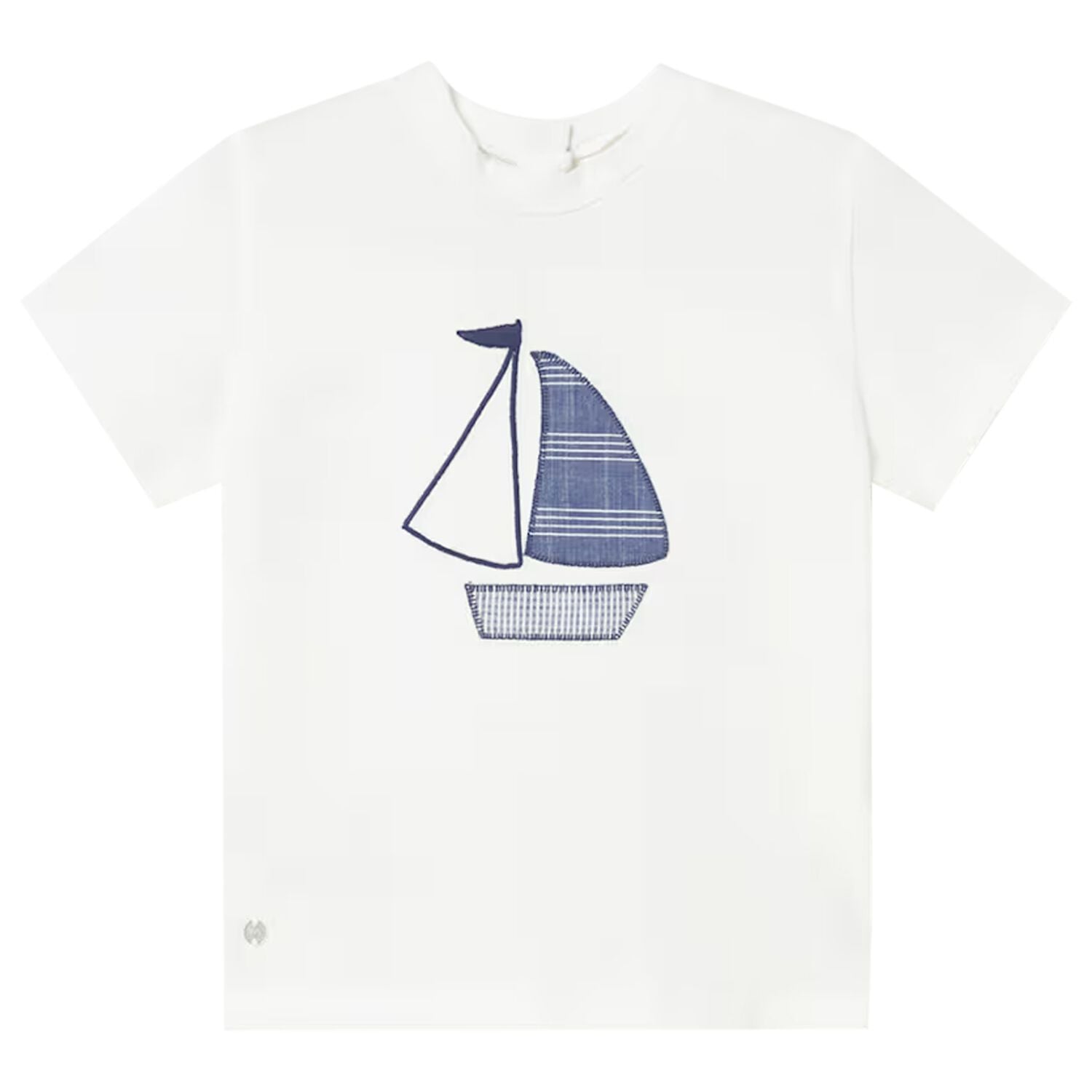 قميص أبيض للأولاد الصغار, 1, hi-res