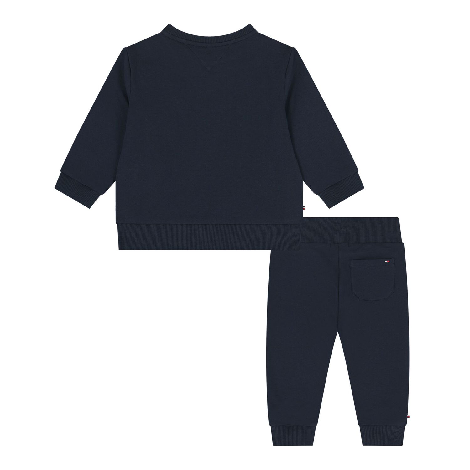 Baby Boys Navy Blue Logo Tracksuit, 1, hi-res