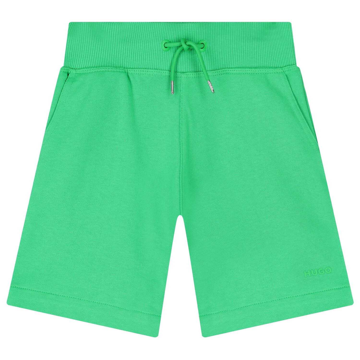 Boys Green Logo Shorts, 3, hi-res image number null