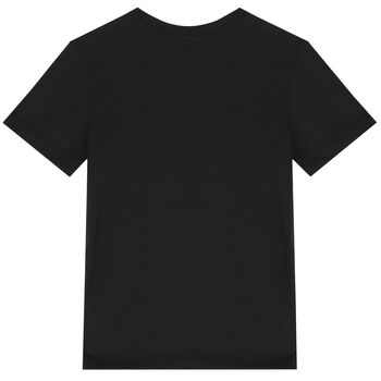 Boys Black Logo T-Shirt
