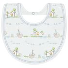 Baby Boys White Animals Bib, 1, hi-res