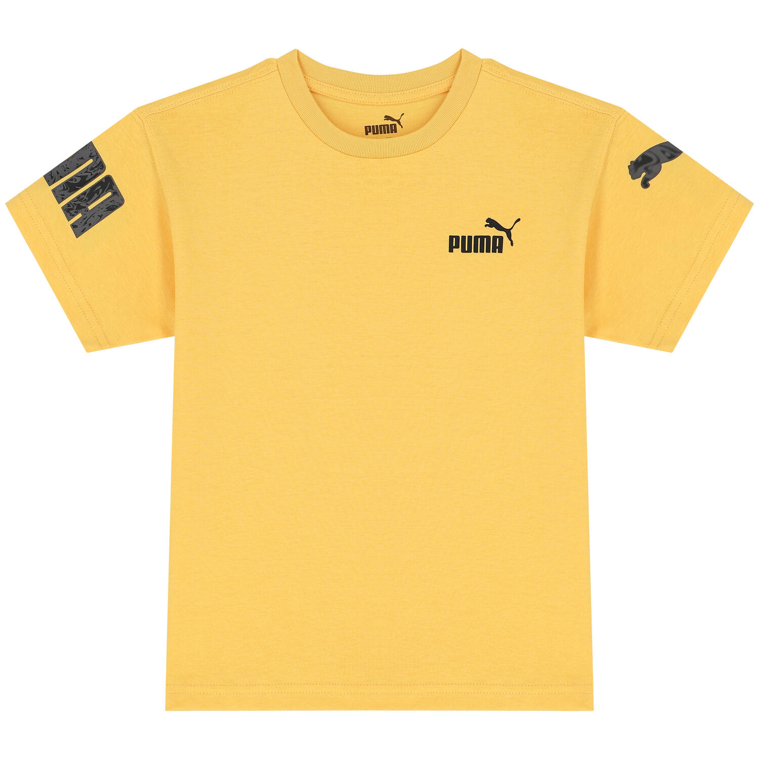 Boys Yellow Logo T-Shirt, 1, hi-res