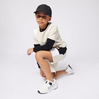 Boys Ivory Logo Shorts