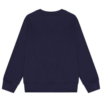 Navy Blue Teddy Bear Logo Sweatshirt