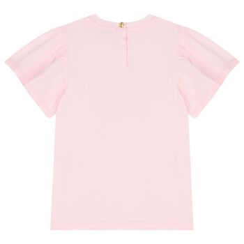 Girls Pink Logo T-Shirt
