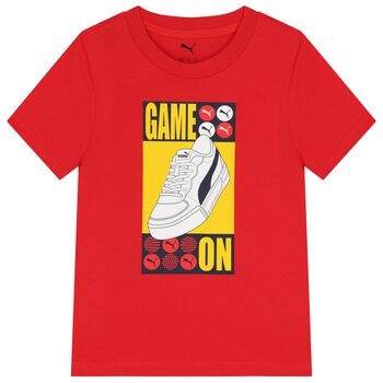 Boys Red Logo T-Shirt