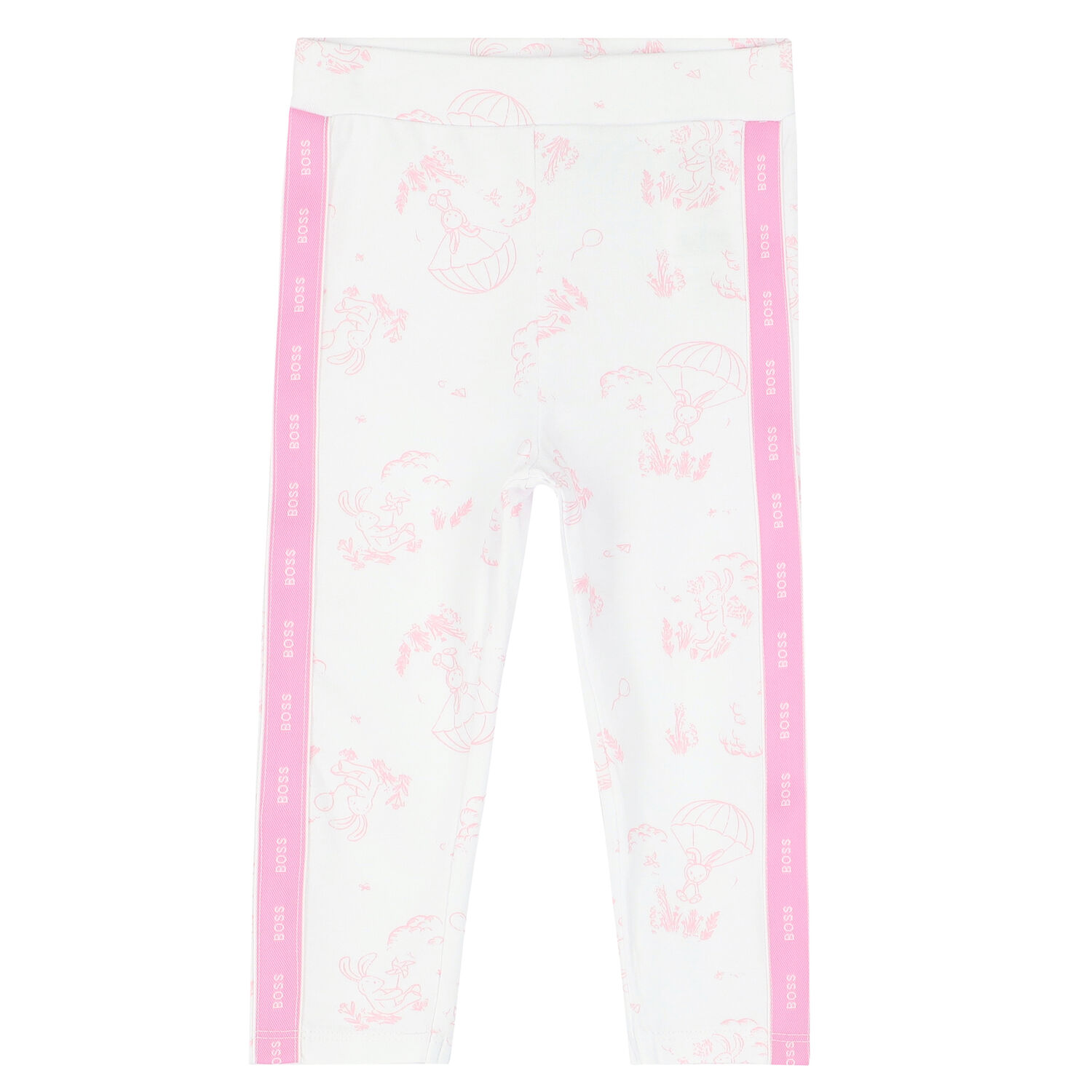Younger Girls Pink T-Shirt & Leggings Set, 1, hi-res image number null
