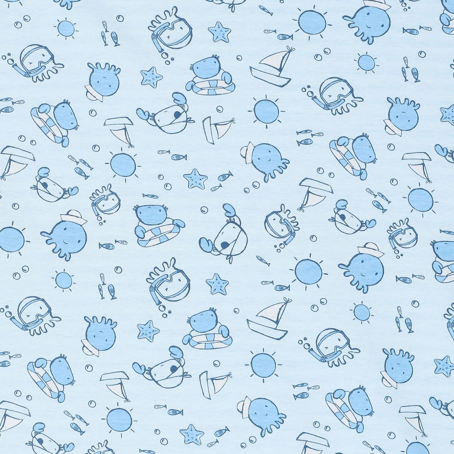 Baby Boys Blue Blanket, 2, hi-res image number null